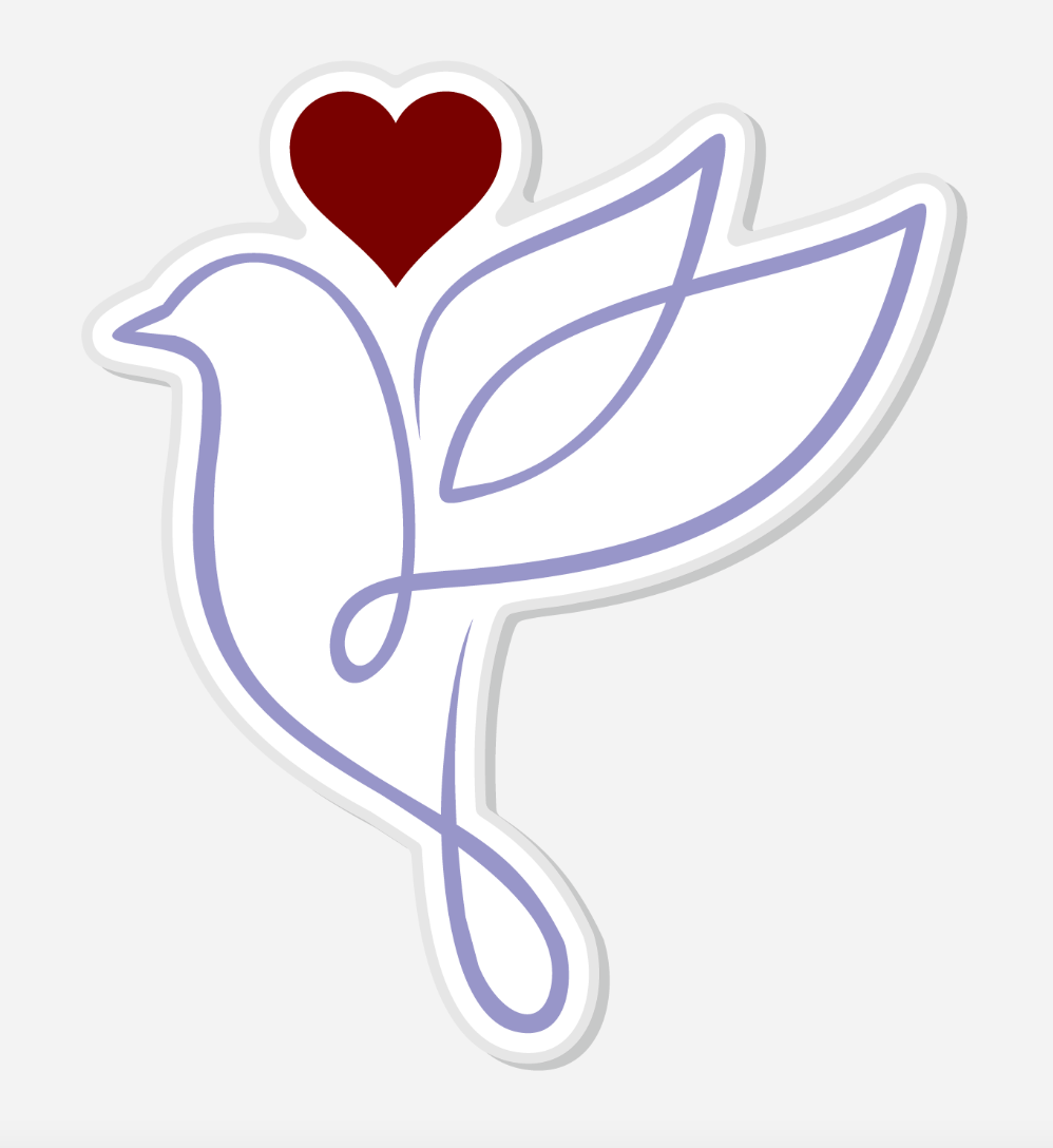 Dove of Peace Acrylic Magnet